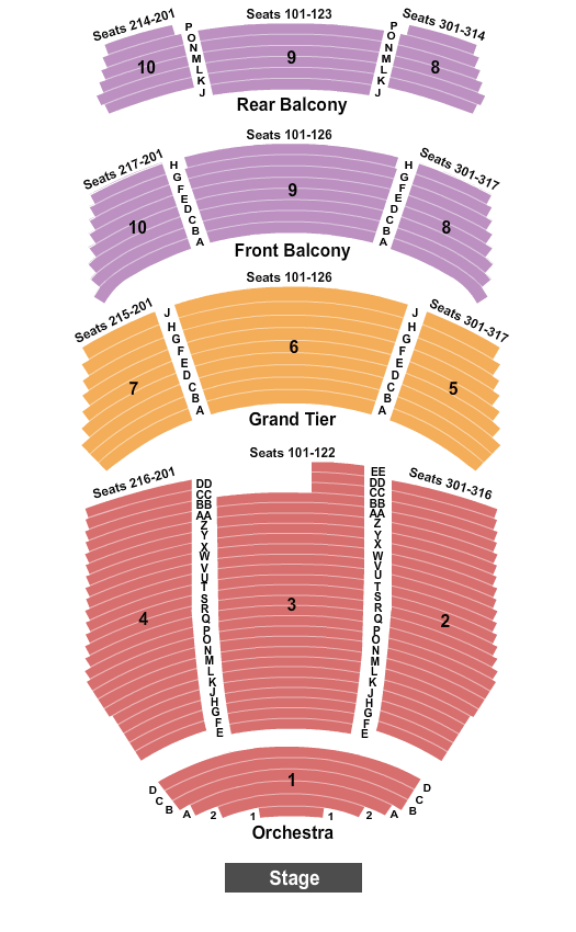 Durham Performing Arts Center Death Becomes Her Seating Chart